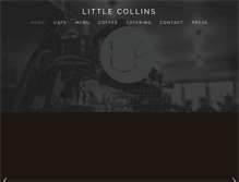 Tablet Screenshot of littlecollinsnyc.com